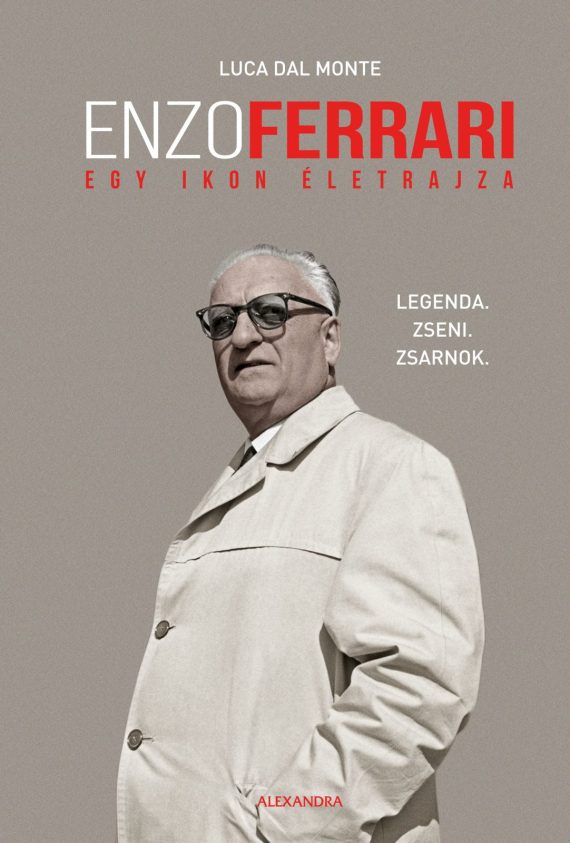 Luca Dal Monte - Enzo Ferrari egy ikon életrajza - könyvborító